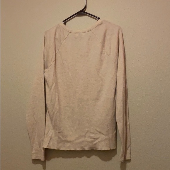 basic half button up long sleeve - Picture 2 of 2